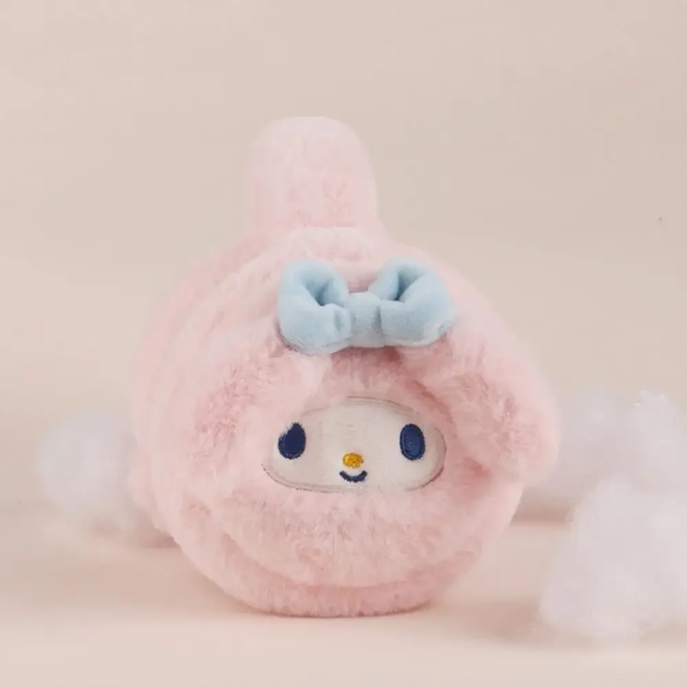 Kawaii Cinnamoroll Plush Earmuffs Sanrioed Melody Kuromi หู Bagskeep หูอุ่นเย็นป้องกันเด็กผู้หญิงเทศกาลของขวัญน่ารัก