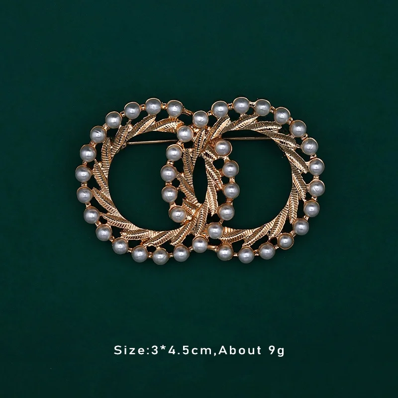 Vintage Creative Palace Baroque Plant Pearls Pin Brooches Tree Leaf Flower Brooch for Women Man Party Accessories Jewelry Gift