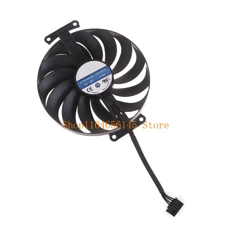 652F Cooler Fan for RTX 3050 3060 VGA Fan Graphics Card Cooling 6Pin 12V 0.5A
