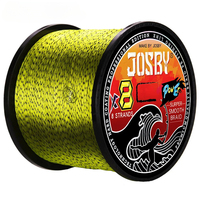 JOSBY Japan 8X 8 Strands Braided Fishing Line 100M 300M 500M Multifilament Speckled PE  Carp Wire Fly Saltwater Freshwater Pesca