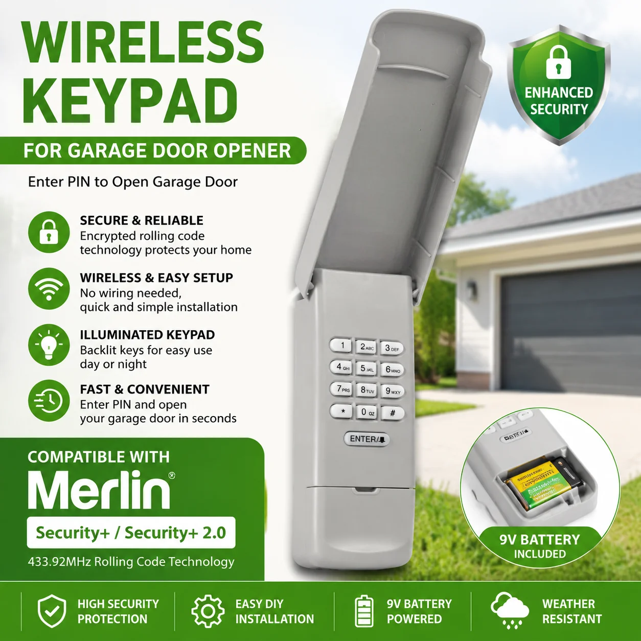 merlin-replacement-remote-security-20-e950m-e960m-premium-garage-door-remote-control-keypad-43330-43454-43392mhz