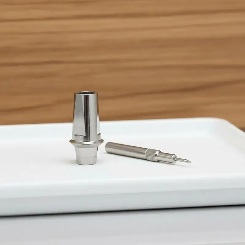 Nobel Biocare Cemented Straight Transfer Abutment Hypoallergenic Titanium RP NP Abutment for Implant Rehabilitation