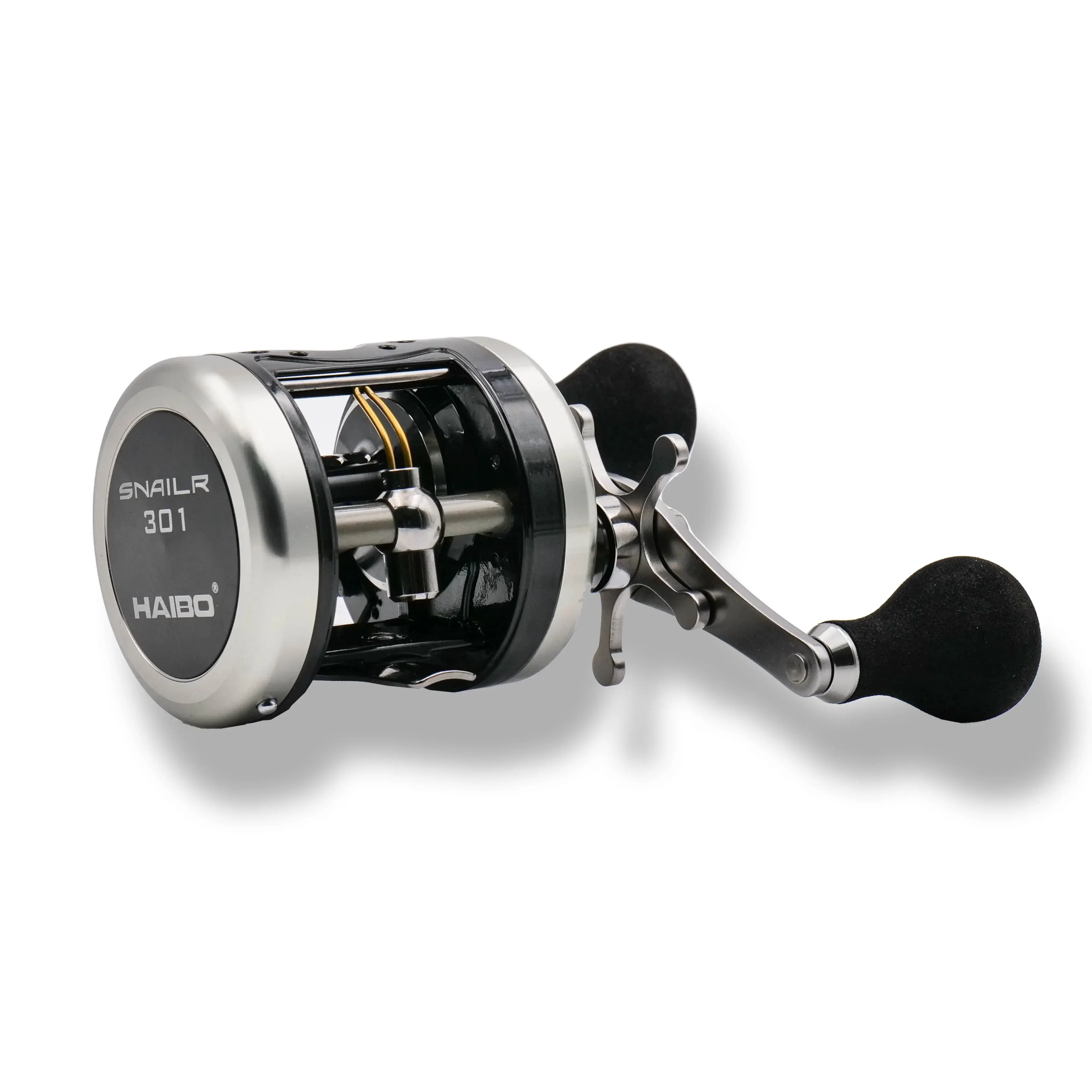 HAIBO-SNAILR 300/301 صب طبل الطعم بكرة ، جميع الجسم المعدني ، 4 + 1 الكرات ، SuperSaltwater بكرة الصيد #2