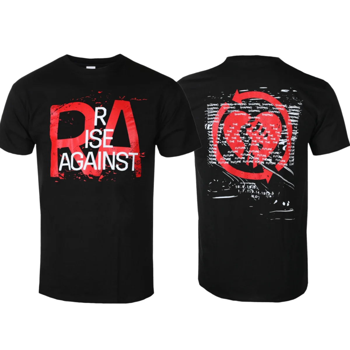 Rise Against Nowhere Generation Future Pattern Printing T-Shirt Men Women Cotton T-shirt Casual Street Classic Band T-shirt