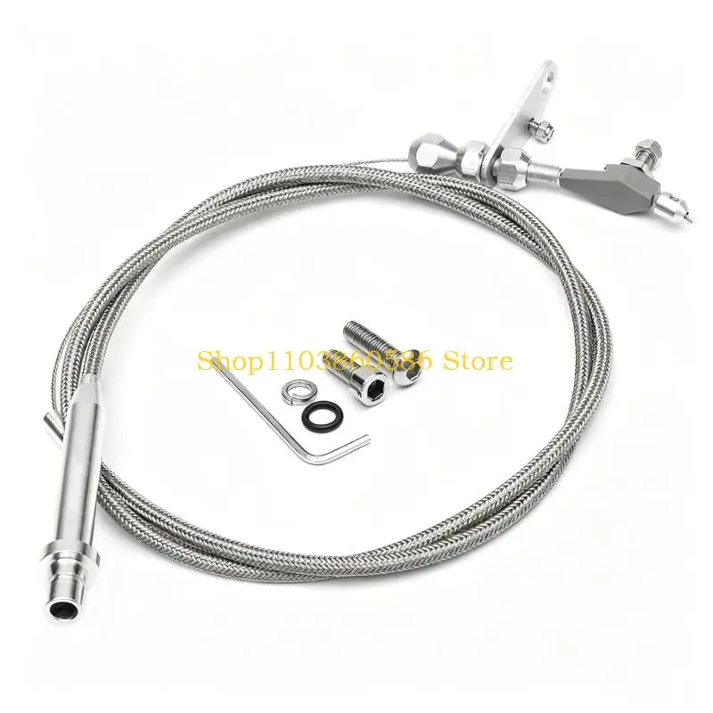 242A Replacement Transmission Cable for TH350, Cable Assembly Set with Install Hardware, Metal End Fittings and Restoration