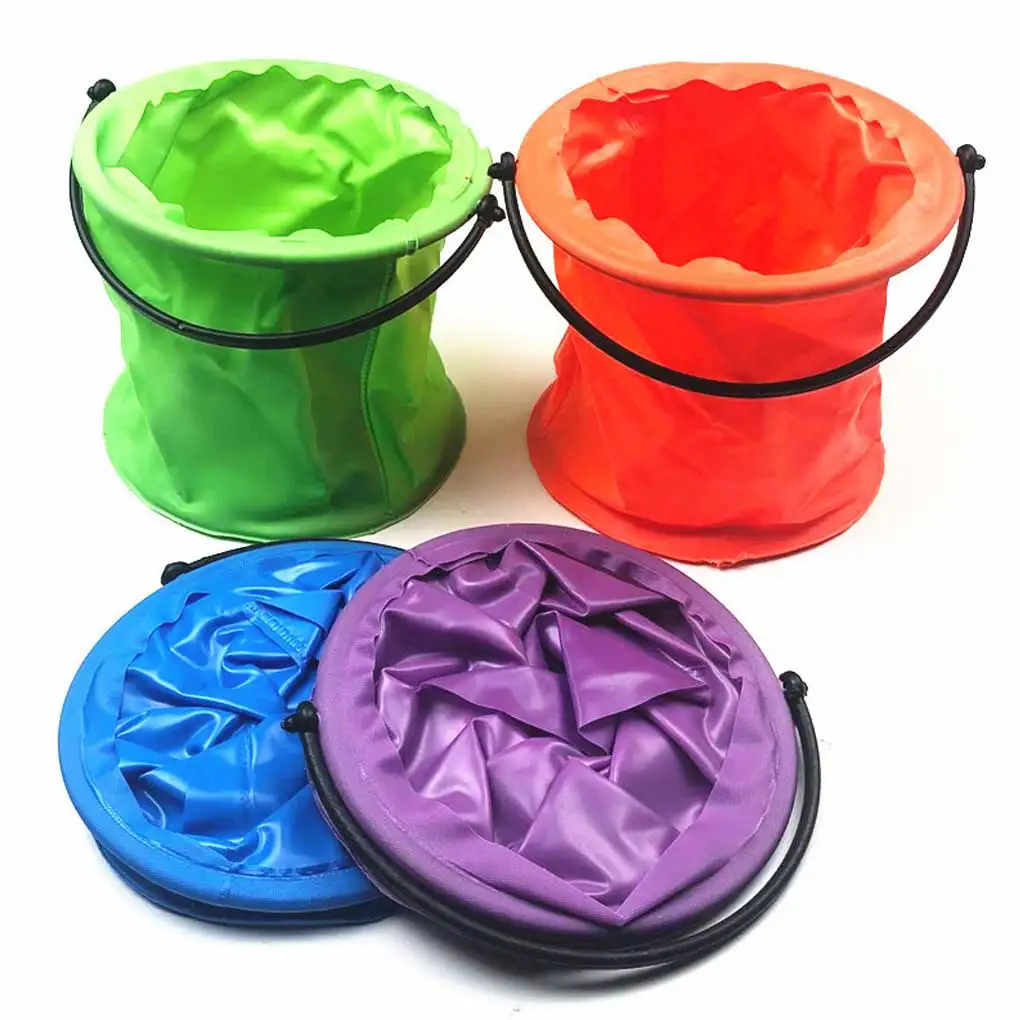 Fishing Catching Net Barrels Fish Bucket Fishnet Toys Color Random