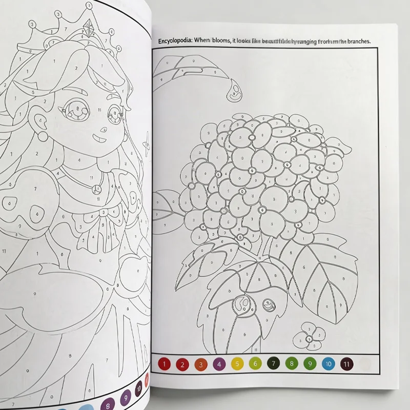 Kinder-Malbuch, 48 Seiten mit Farbenfrohen Illustrationen und Anleitungen, Interaktives Aktivitäts-Malbuch – Detail 4