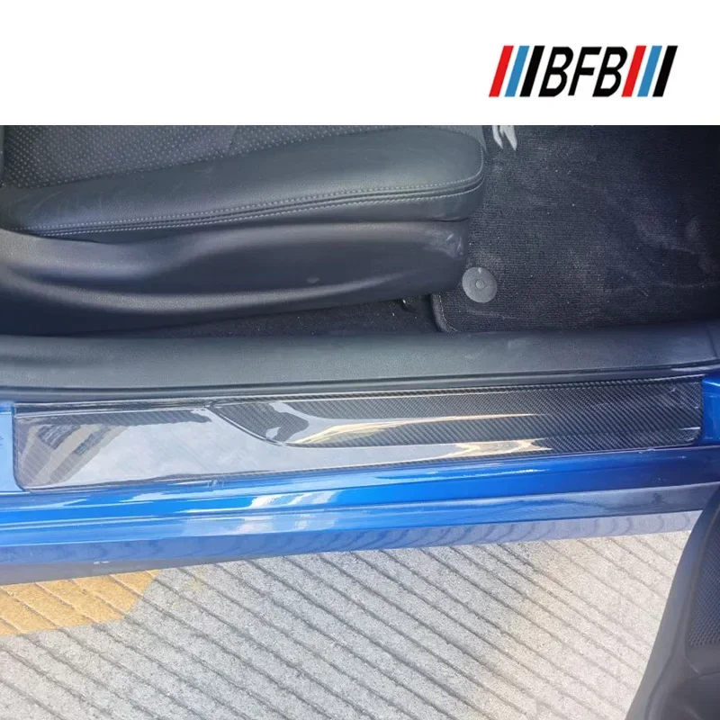 

For Nissan Z Rz34 400Z Dry Carbon Fiber Interior Door Threshold Strips True Threshold Strips Interior Modification Accessories