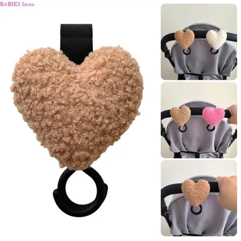 

Heart Design Strollers Hook Toddler Pram Cart Bag Organiser Storage Hanging Rack Infant Supplies Accessories
