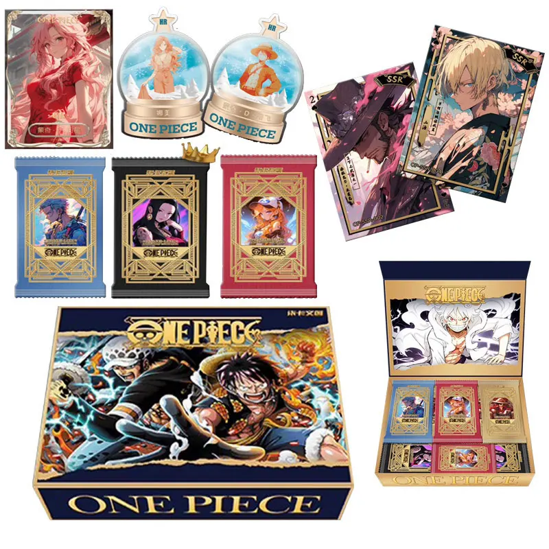 Discounted Qiyushe One Piece Collection Card Cartoon Booster Box Luffy Sanji Nami TCG Popular Trading CCG