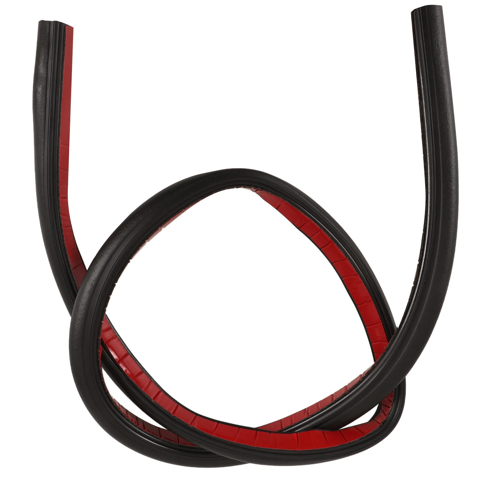 

Car Door Sealing Strip Durable U Shaped Rubber Weatherproof Trim Kit Easy Install Seal Against Rain Noise