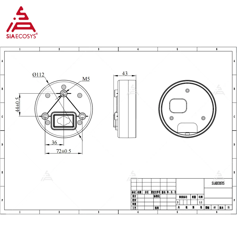 Дисплей мотоцикла 3,6-дюймовый TFT SCJ3622-A Спидометр CAN и однолинейная версия для электрического мотоцикла Круглый регулируемый дисплей