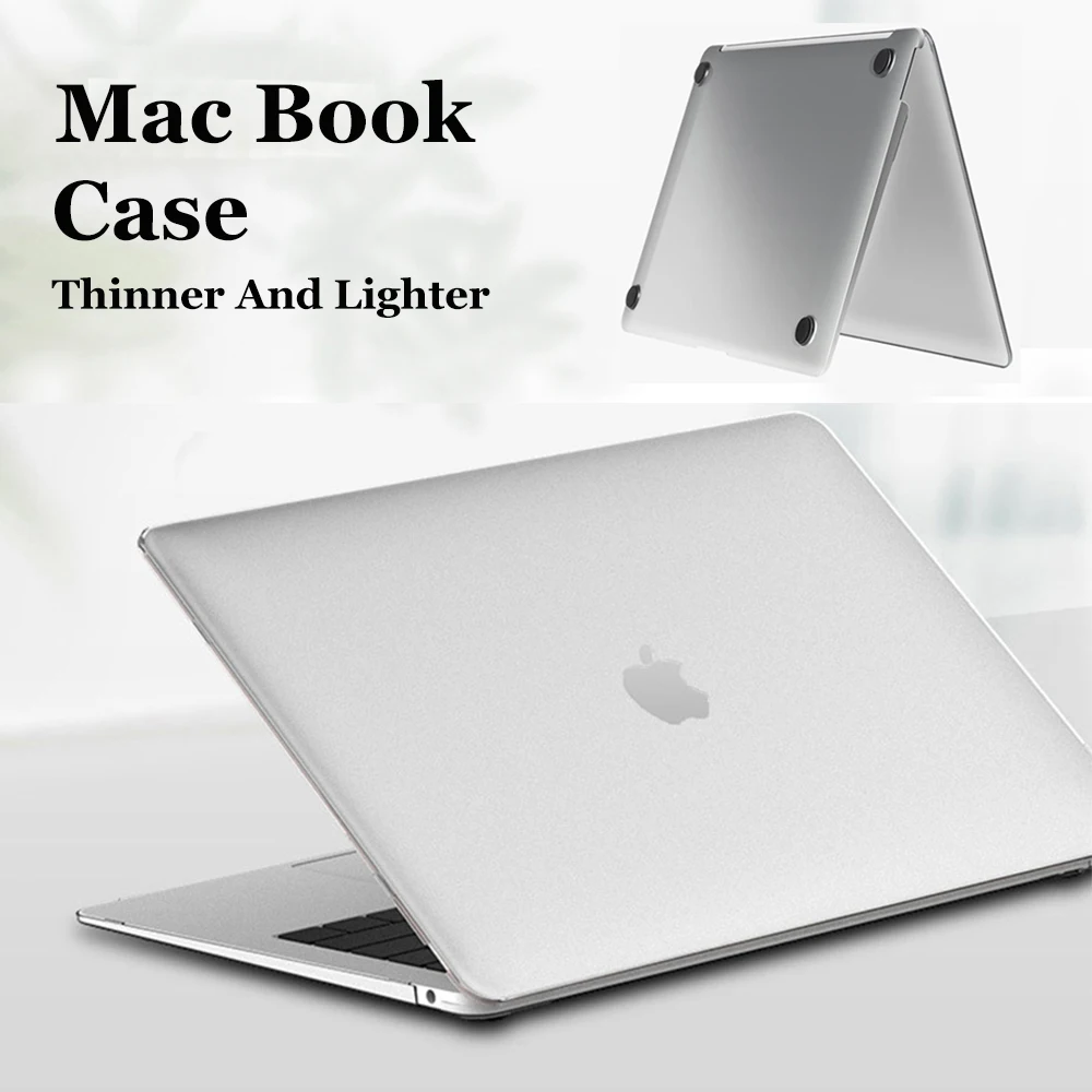 

Ultrathin Laptop Case for Macbook Air 13.6 Case M2 M3 Air 15 Pro 13 M1 Air13 2020 Frosted Cover for 2024 Macbook Pro 14 Max Pro