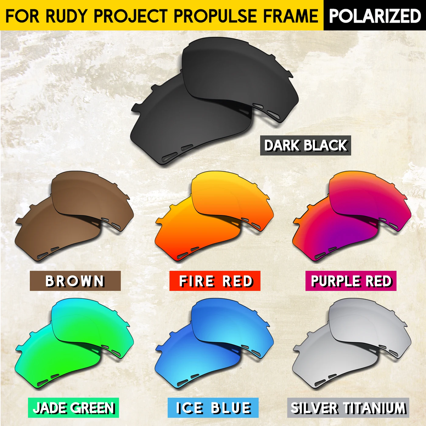 Suitable for Rudy Project Propulse Replacement Lenses Compatible With Rudy Project Propulse Sunglasses Frame