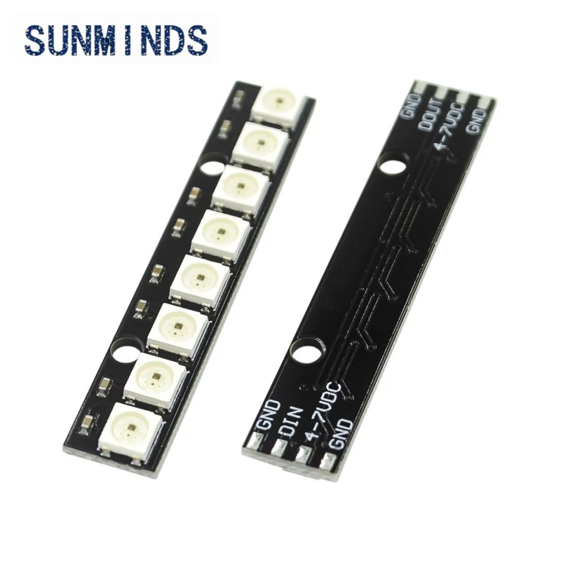1pcs WS2812 5050 RGB Built-in LED 8 Color full LED Module for Arduino