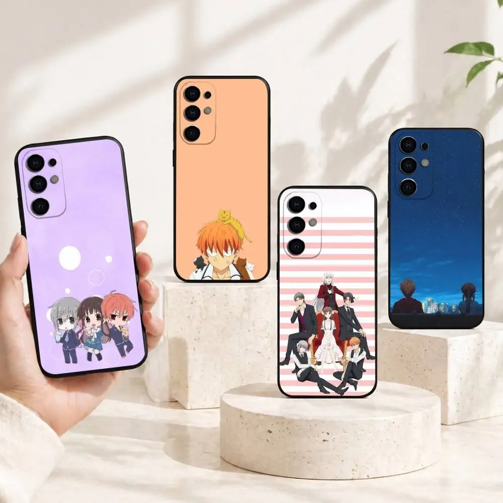 

A-Anime Fruits Basket Phone Case For Samsung S25,S24,S21,S22,S23,S30,Ultra,S20,Plus,Fe,Lite,Note,10,Black Cover
