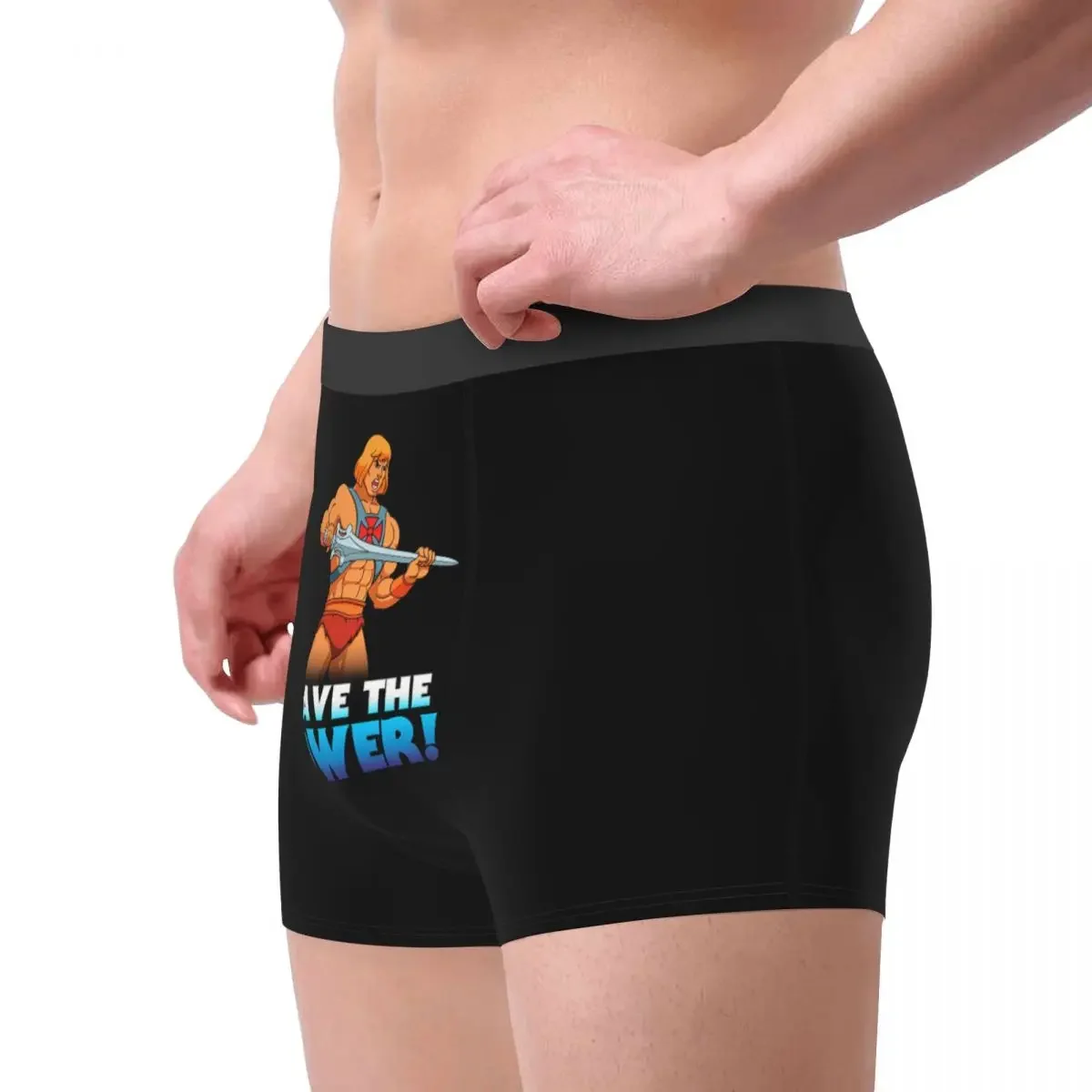 Men I Have The Power Underwear He-Man and the Masters of the Universe Boxer Briefs Shorts Panties Homme Underpants Plus Size