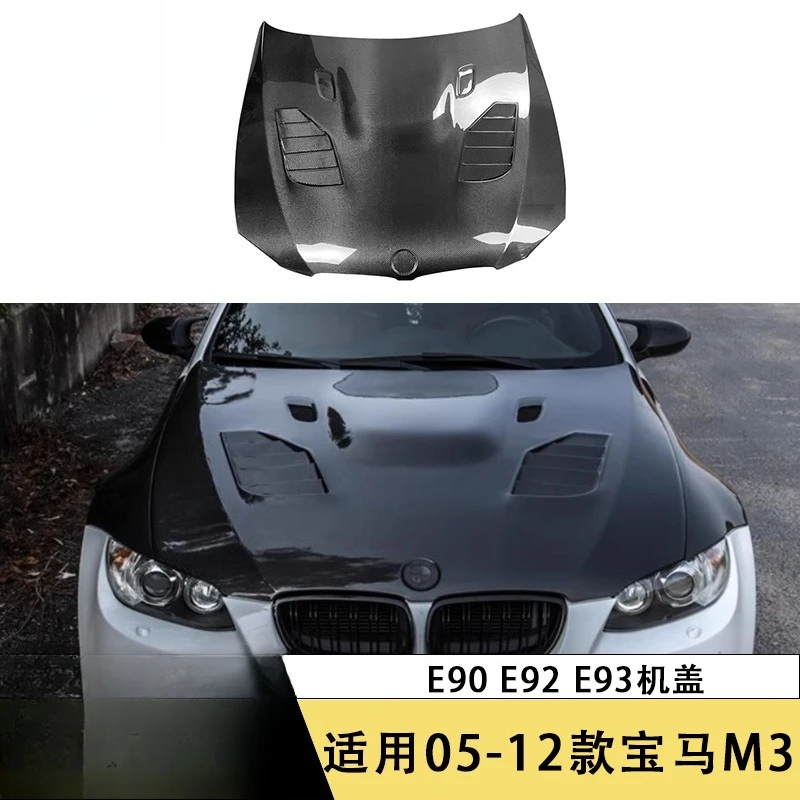 For BMW M3 E90 E92 E93 Carbon Fiber Cover Hood Retrofit Cover Surround Auto Parts