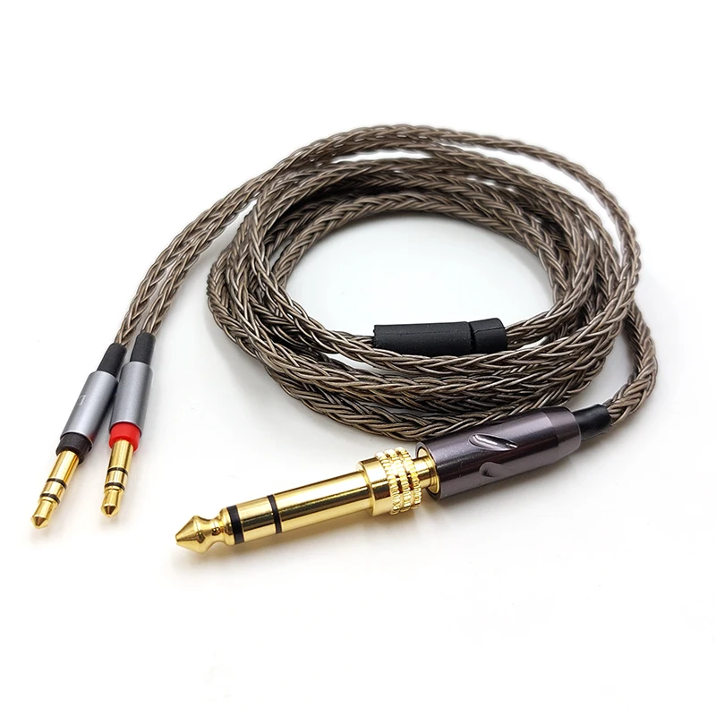 

For ONKYO A800 PHILIPS X3 Earphone 16 Core Replaceable 4.4mm 3.5mm 2.5mm Balanced Single Crystal Copper Upgrading Cable