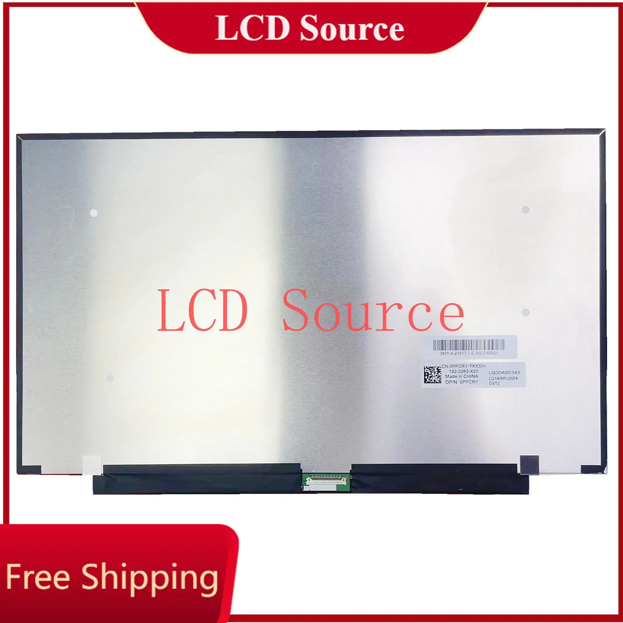 لوحة العرض الأصلية للكمبيوتر المحمول ، LQ140M1JW54 ، LQ0DASE343 ، indp ، EDP ، شاشة LCD