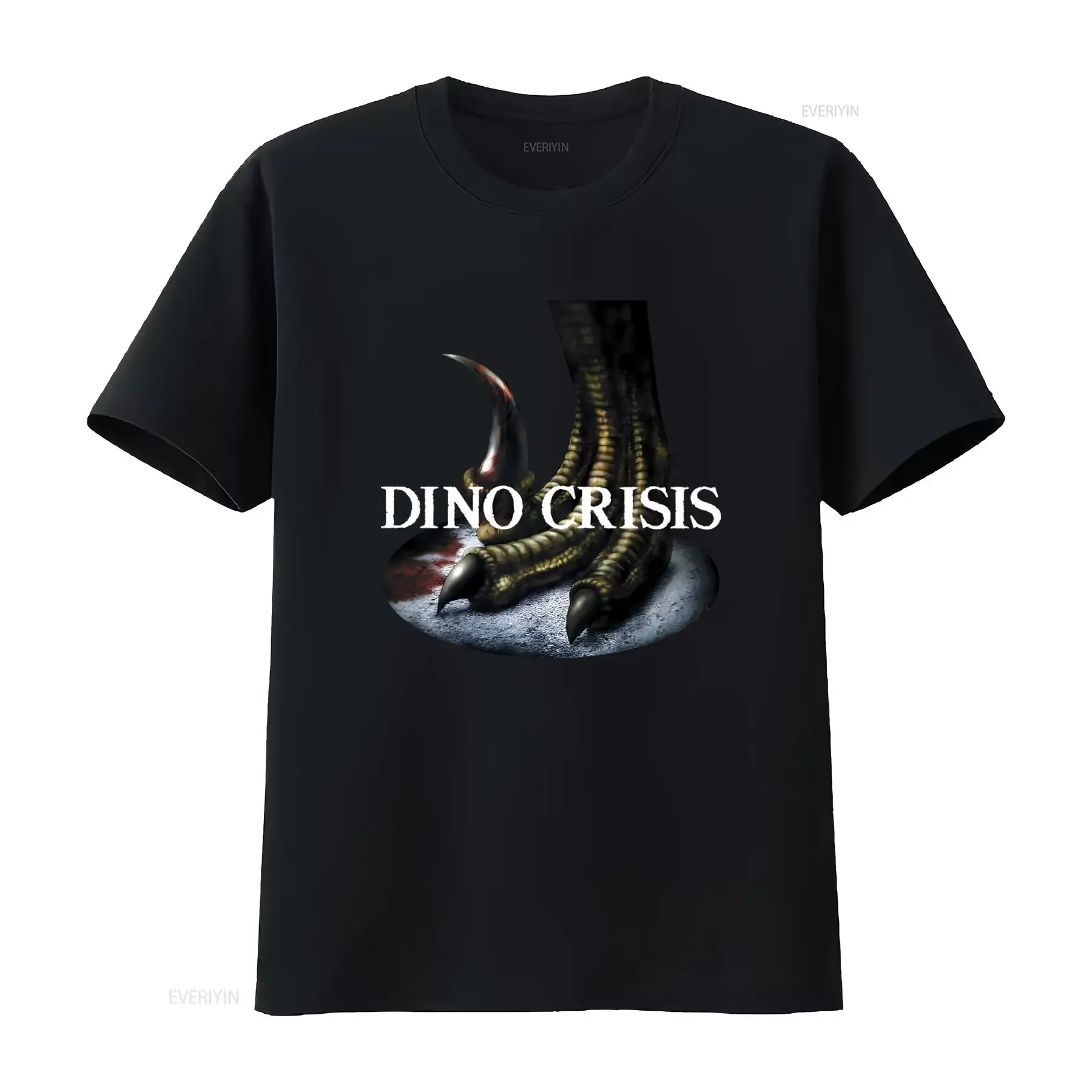 Dino Crisis T Shirt Various Sizes Survival Horror Unique Dinosaur Claw Print Perfect for Fans vintage Washed Stretched