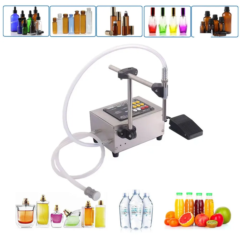 Liquid Filling Machine 0-5000ml Bottle Filler With Sensor Water Automatic Model Oil Drinking Beverage Perfume Juice Milk