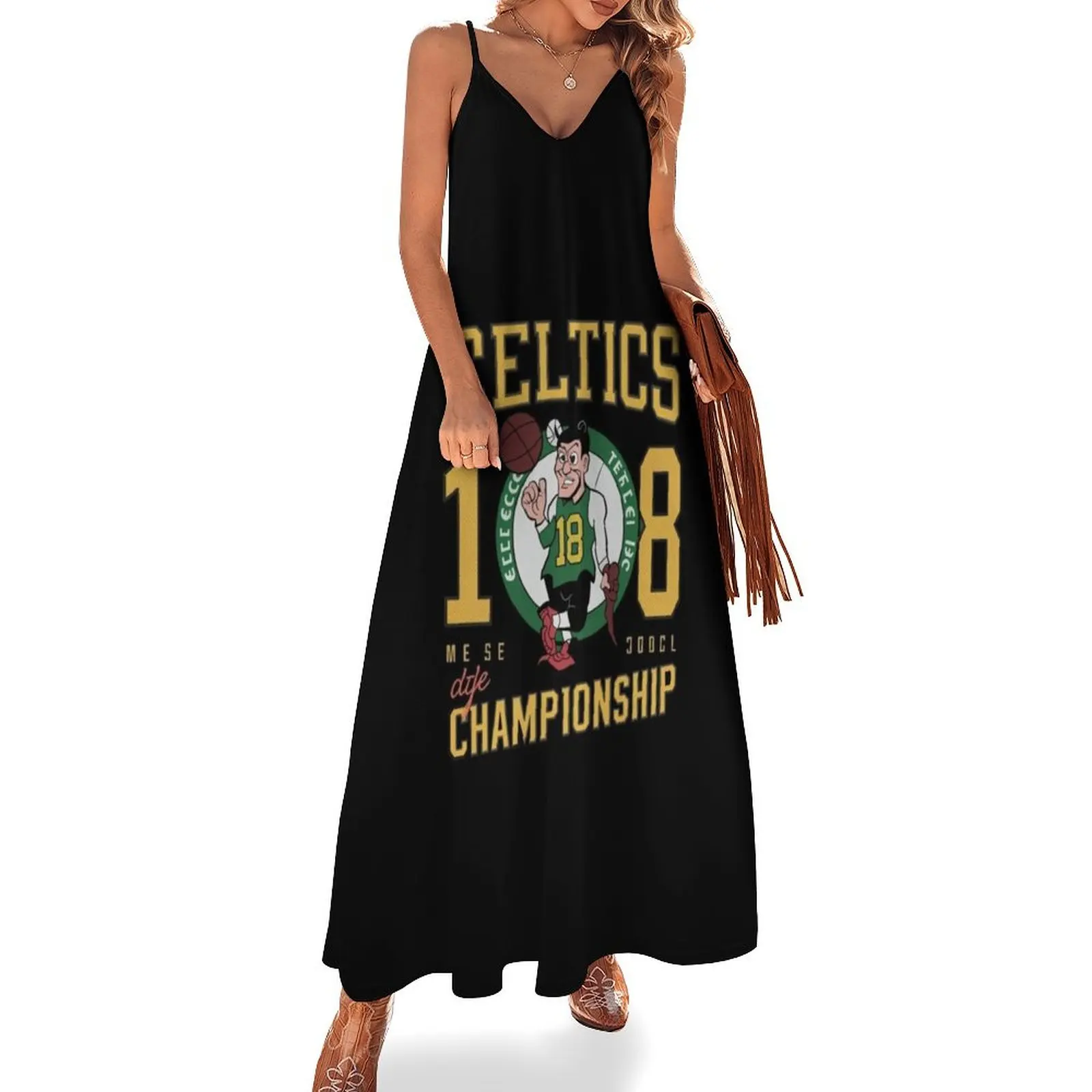 

Celtic 18 championship Sleeveless Dress beach dress elegant dresses for women Dress