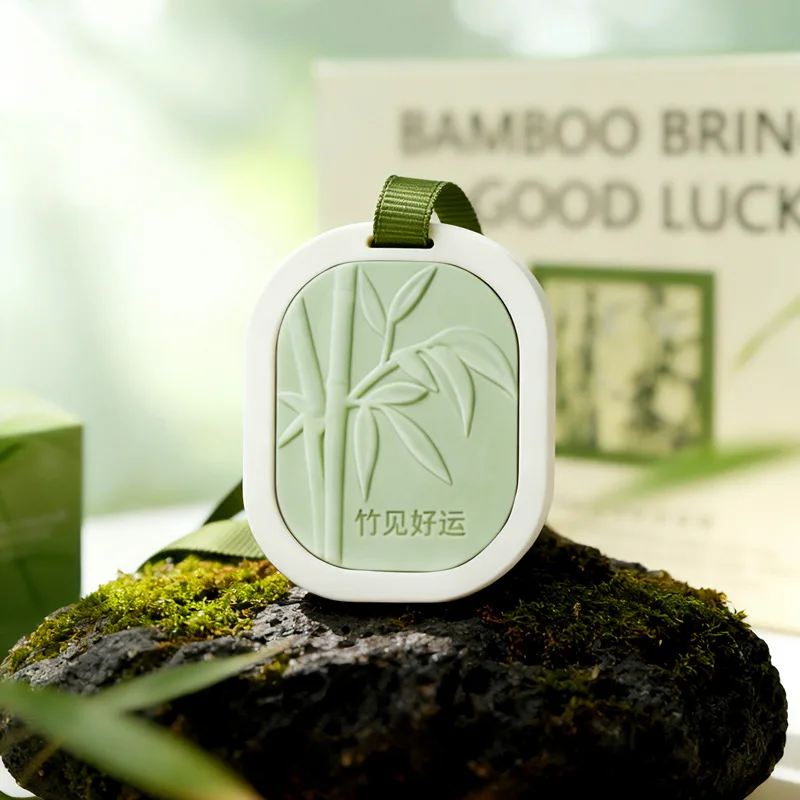 Bamboo Leaf Aromatherapy Gift Box Premium Home Gypsum Pendant Bedroom Wardrobe Diffuser Stone Car Fragrance Essential Oil Set
