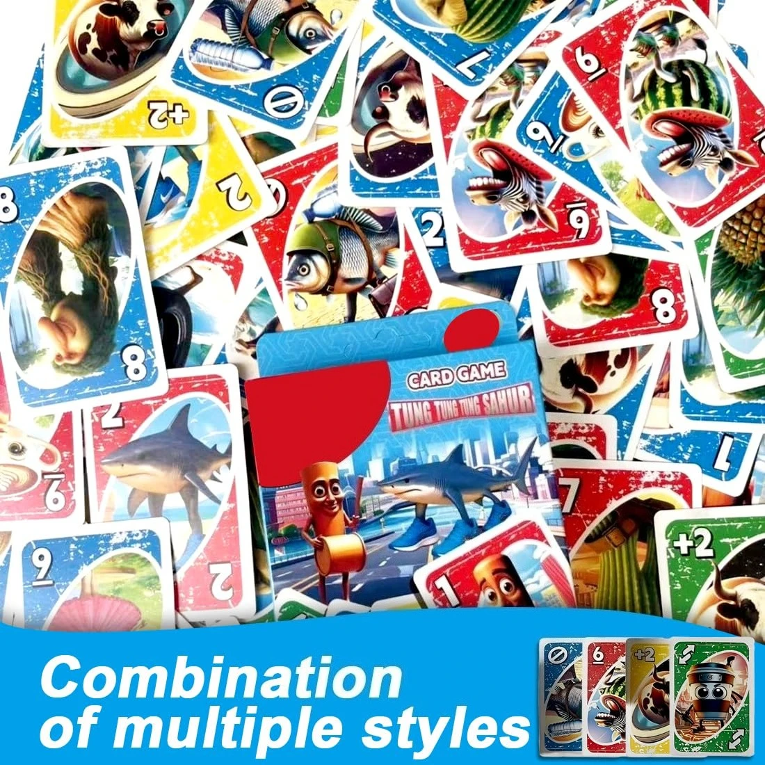 108 قطعة لعبة البوكر الإيطالية Brainrot أوراق اللعب ألعاب بطاقة مجلس الحفلات تونغ تونغ صحور مضحك ألعاب بطاقات جمع بطاقات #1