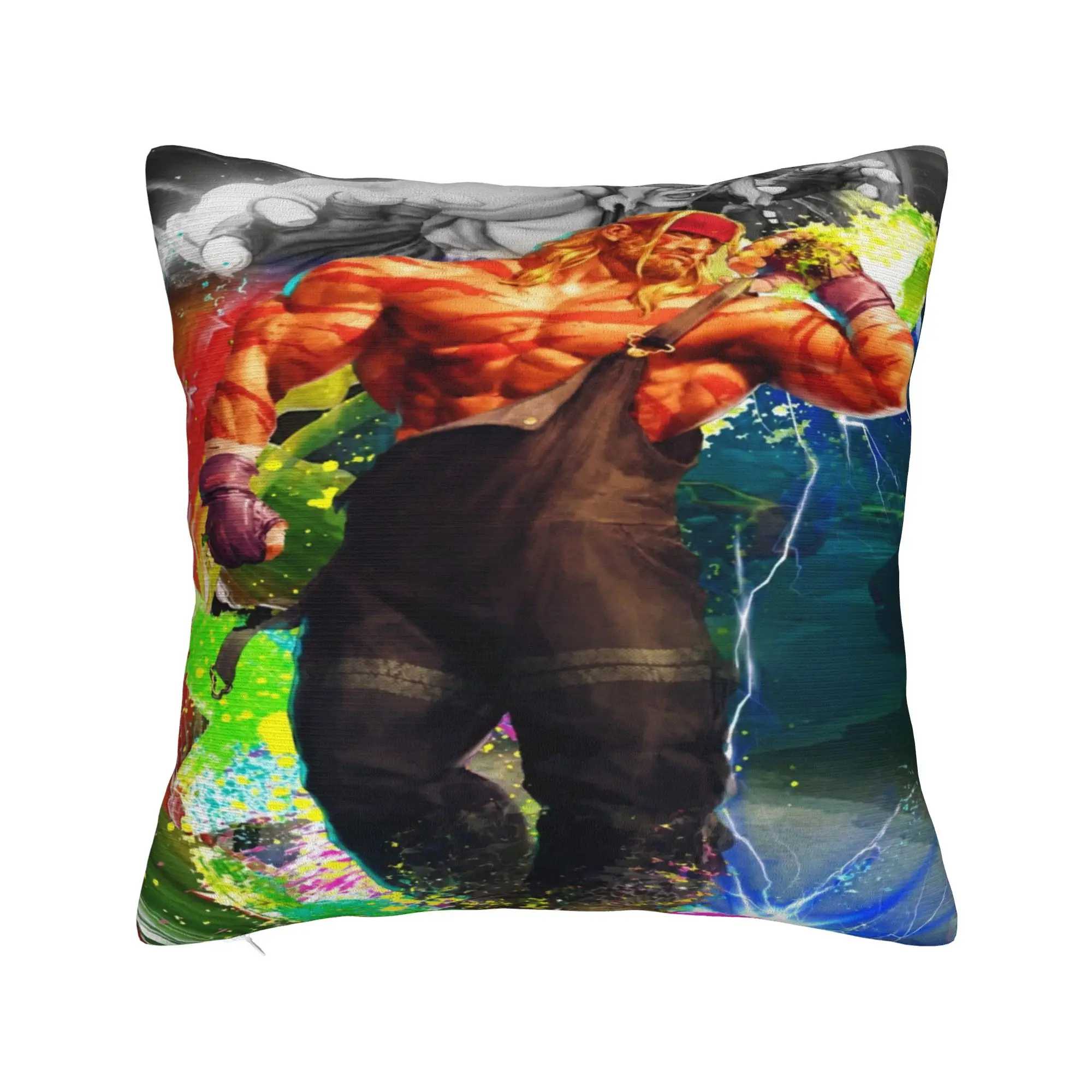 Streets Fighters Printing Pillowcases Cushion Cover  Pillow Covers Soft and Sweet Car Decorations Square Multi-Size