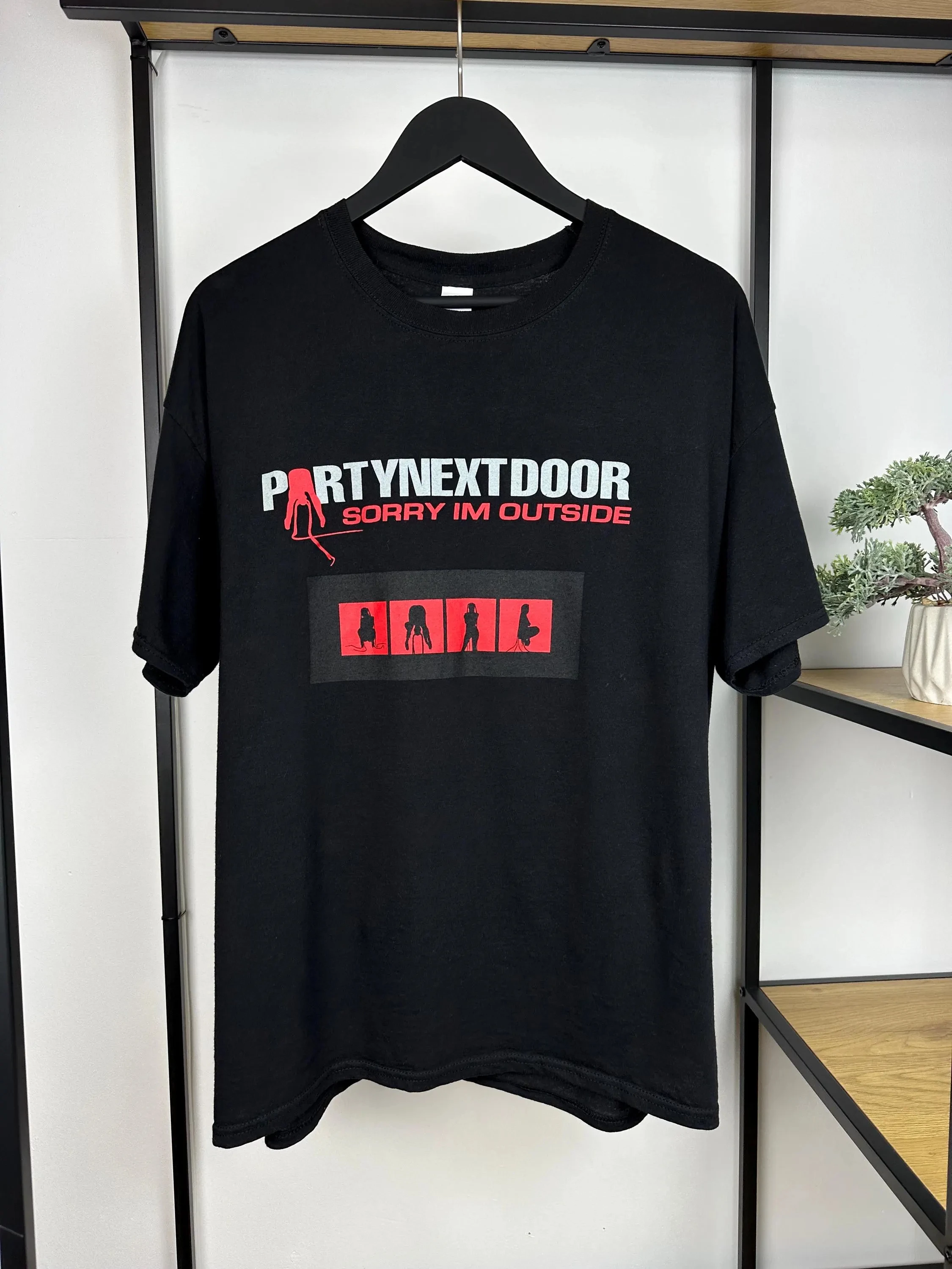 

Вечеринка Next Door Извините IM Outside Tour Мерч Футболка Женская Мужская Оверсайз Y2k С Коротким Рукавом Повседневная Тяжелая Хлопок Женская Мужская Одежда