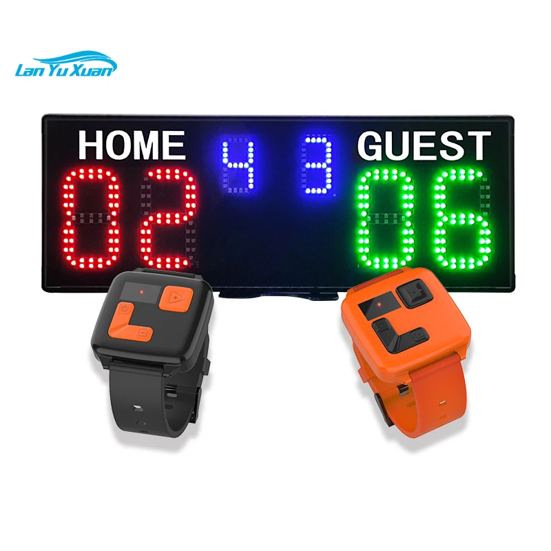 

Scoreboard Led Digital Clocksr Clock 7 Segment Multisport Electronic Basketball Cricket Manual Football Score Scoring Board