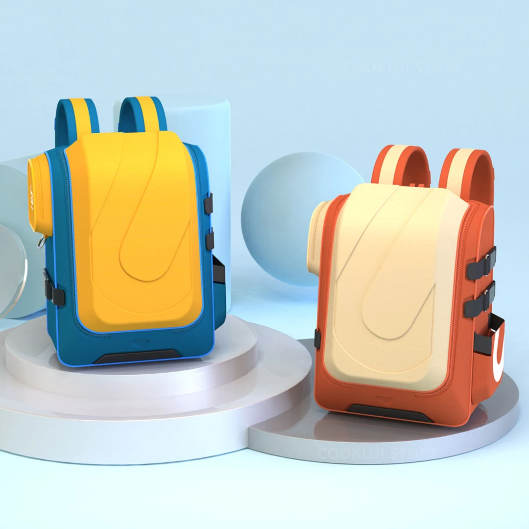 Mochila de descompresión creativa para niños, mochilas escolares para niños, mochilas escolares de protección espinal impermeables ligeras