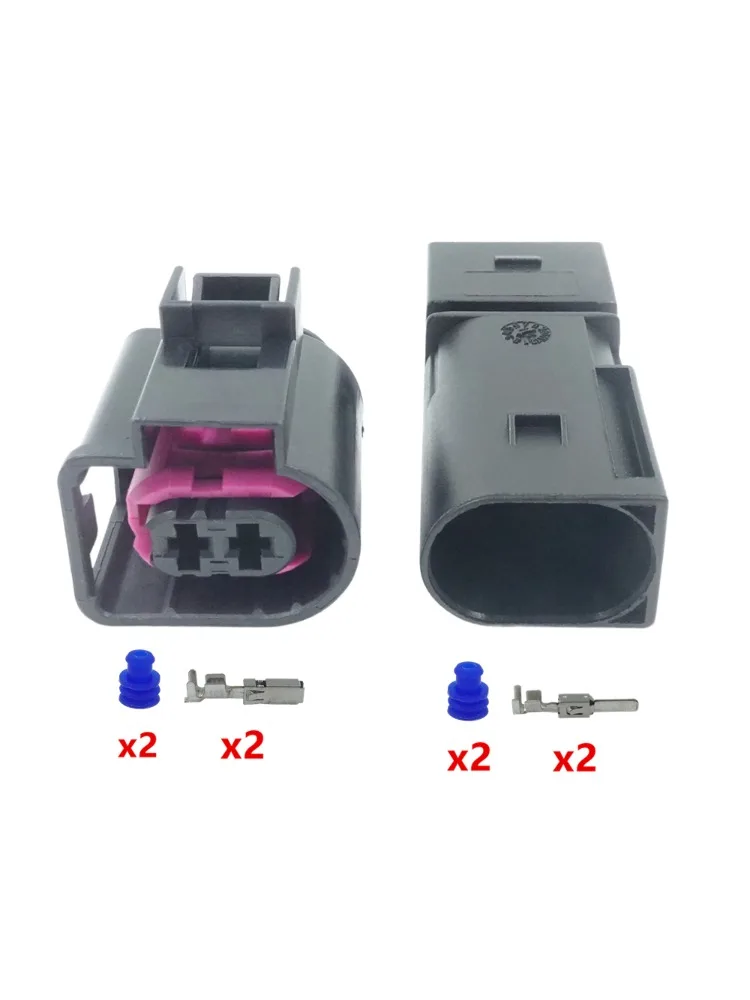 Connecteur de fil de câble électrique automatique, 2 broches, 805-198-541 4D0971992 4D0 971 992 3.5mm, pour VW Passat Golf A3 A4 A6, prise de klaxon