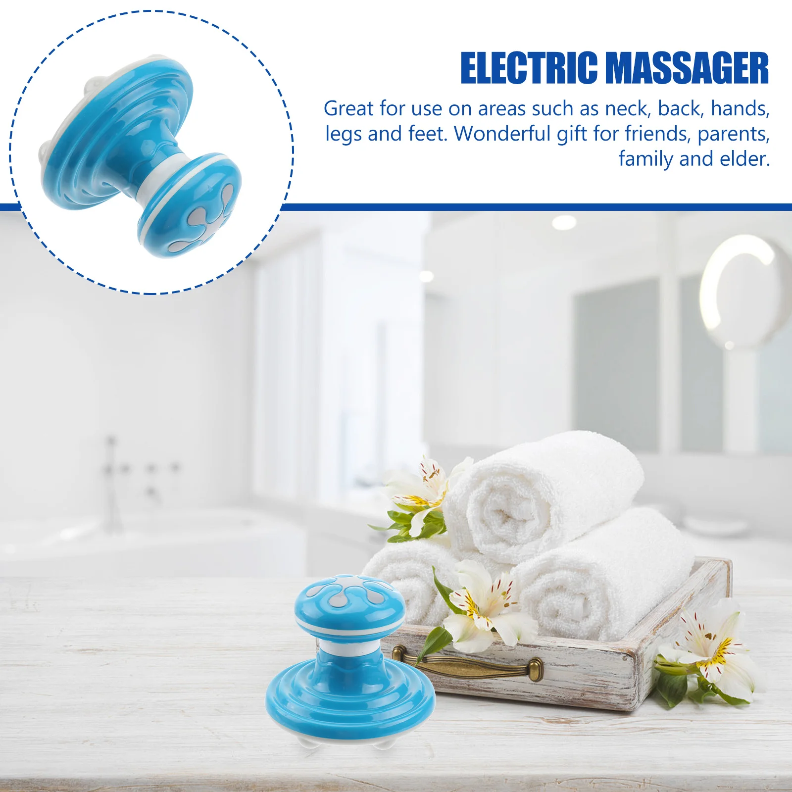 

Компактный электрический массажер для похудения лица, USB перезаряжаемый ручной инструмент для облегчения мышц для шеи, спины, рук, ног, удобный