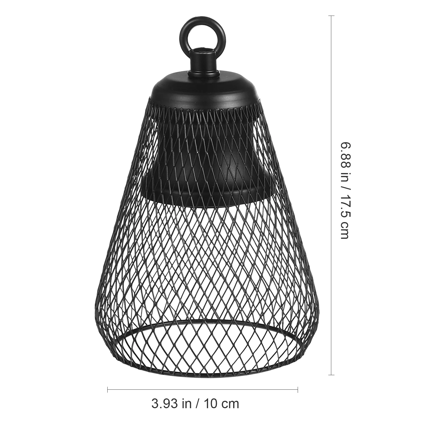 

Reptile Lamp Cover E27 Base Iron Material Smooth Lampshade Protect Pet Heat Source Hanging Or Aquarium Use Reptile Heater Lamp