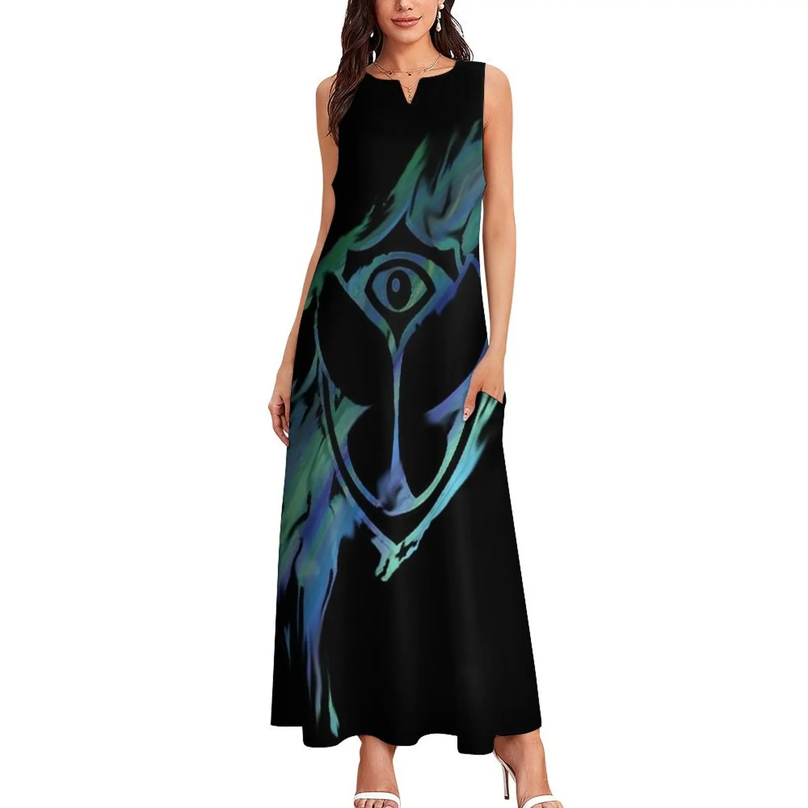 Tomorrow 2023-24 Festival Peacock color Long Dress women dress elegant women's dresses sale dresses for official occasions