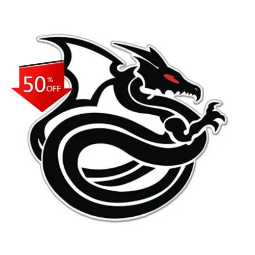 

Tribal Dragon Tattoo Red Cute Laptop Car Window Boat Gift Cool Funny Retro Unique