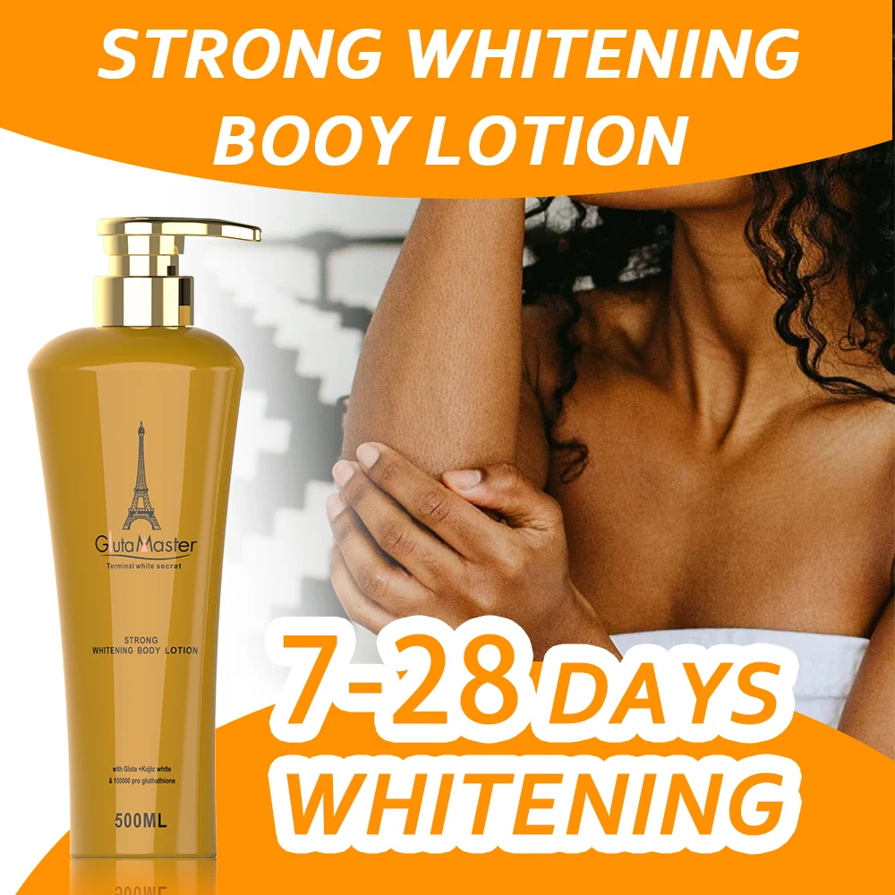 Kojic Acid Whitening Lotion 500ml Fight Pigmentation Spots Brighten Smooth Moisturizing Reduced roughness Skin Whitening Product