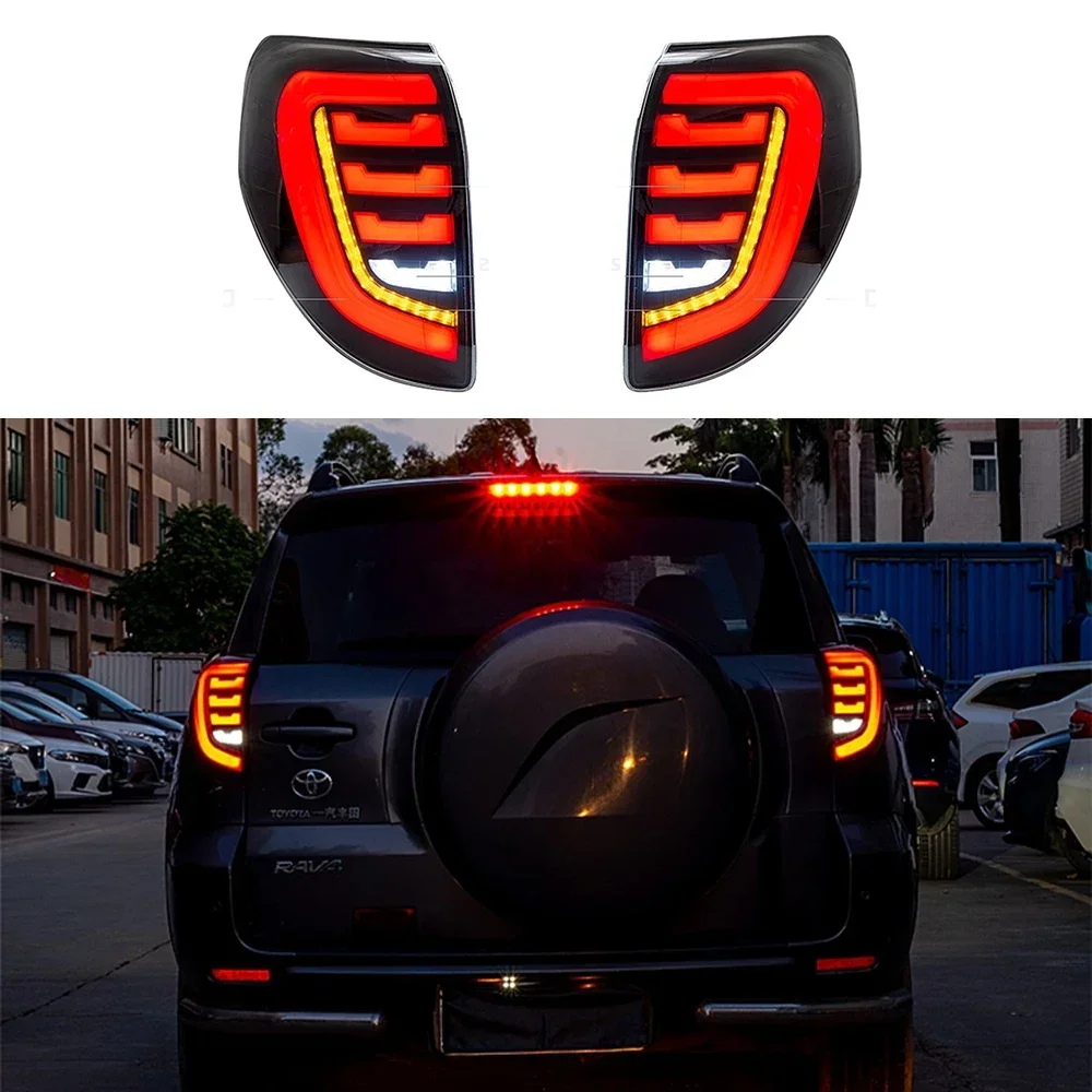 Car Led Taillight Modification Rear Tail Lamp Light Assembly For RAV4 RAV 4 2009-2012 Tail Light DRL Brake Signal Reverse Light
