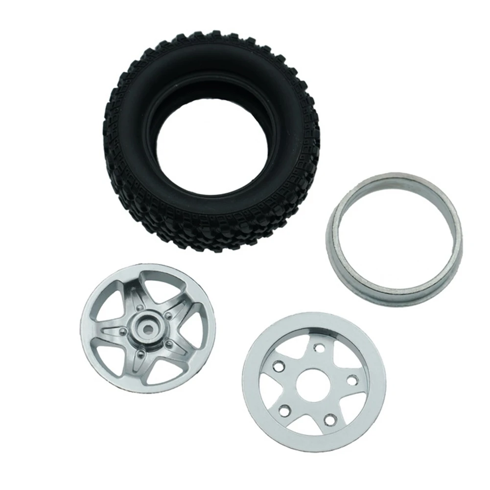 TCE 4pcs Crawler Tires Upgrade Crawler Wheel for MN82 82S LC79 Remote Car Modified Remote Control Car Upgrade Accessories