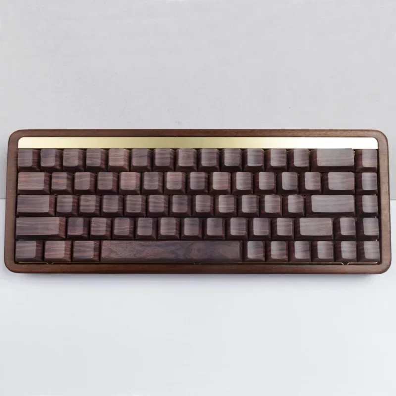 131 Keys Walnut Wooting Side Cut Light Key Cap Wood Grain Cherry Profile Height Wood Turd HI8 F99 F87 G75