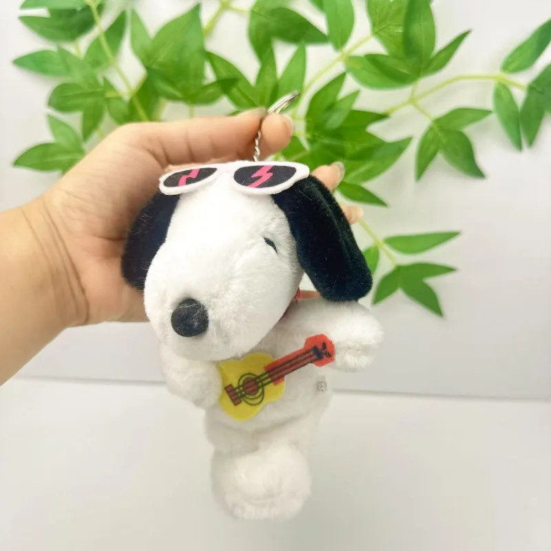 Breloczek Pluszowy Snoopy z Nową Kokardką 2025, Zabawka Szczeniak, Zawieszka do Torby, Ozdoby dla Kobiet i Mężczyzn, Prezent Urodzinowy