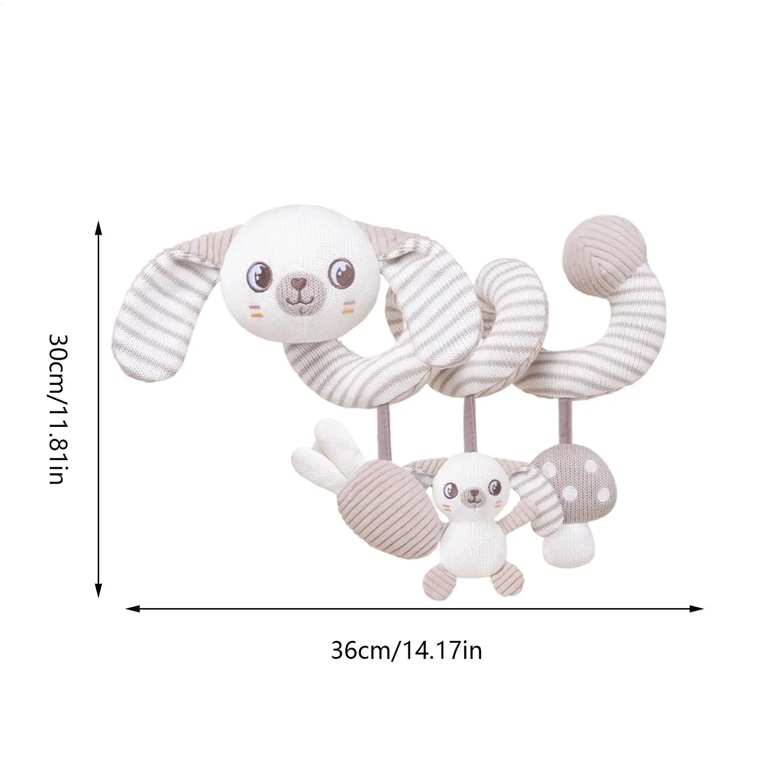 ベビーカーシートおもちゃスパイラルベビーカーおもちゃ動物学習活動女の子男の子ベビーベッド旅行公園休暇屋外