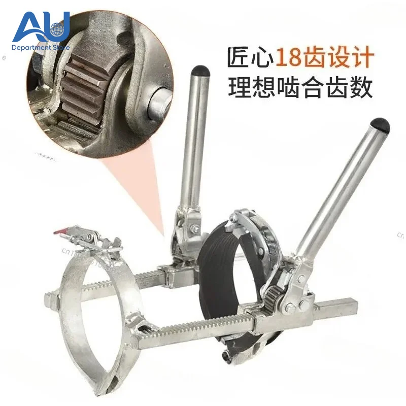 PP pipe installer silent tensioner hdpe straight pipe flexible socket pp silent drain pipe butt fastener