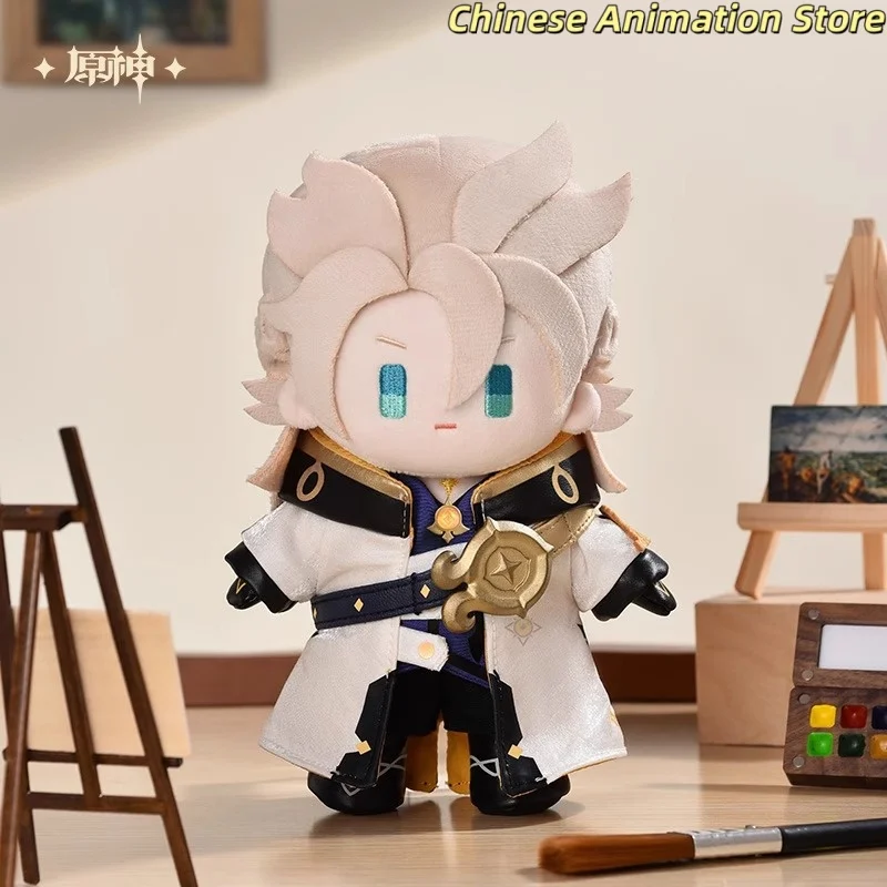 

Albedo Plush Model Ornament Mihoyo Genshin Impact Figures Albedo Cosplay Costume Anime Game Cartoon Cute Ornament Birthday Gift