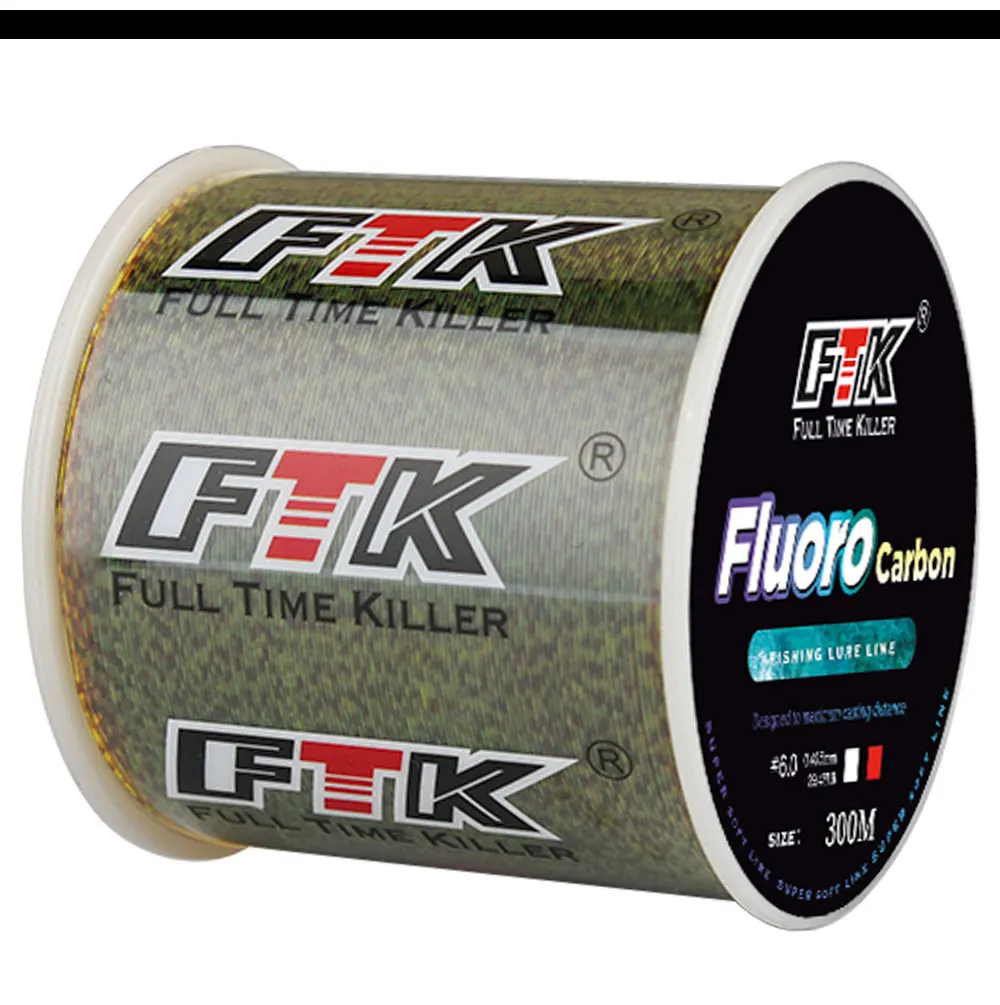 FTK 300/500 m Unsichtbare Angelschnur Speckle Fluorkohlenstoff-Beschichtungsschnur 0,14 mm-0,50 mm 4,13 LB-34,32 LB Superstarke gefleckte Schnur – Detail 17