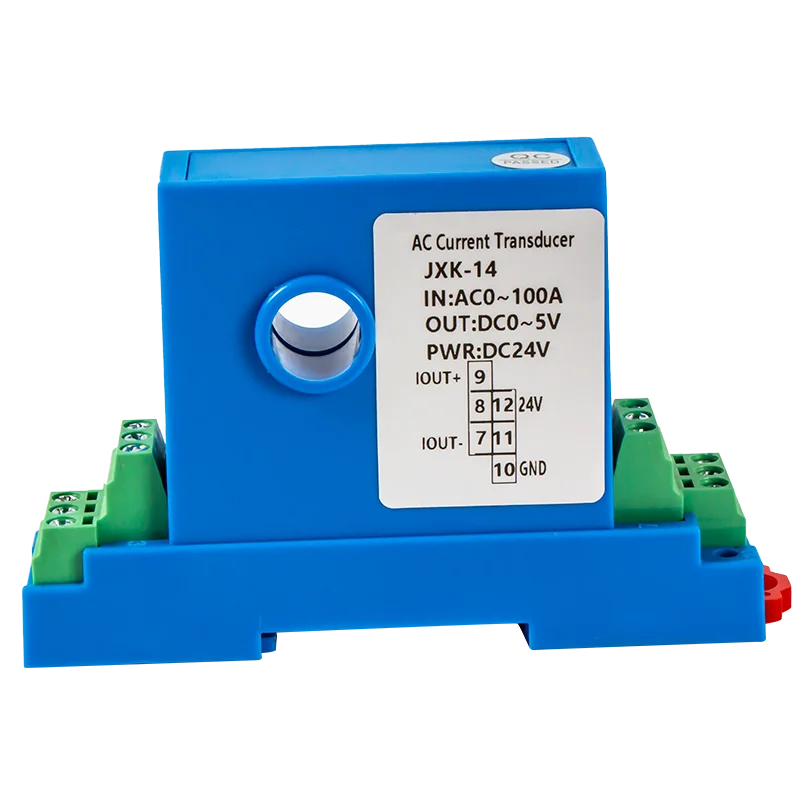 Hall AC DC Current Transmitter 0-5A 0-10A 0-150A to 4-20mA 0-010V 0-5V RS485 Relay Current Transducer 8mm/12mm Transmitter