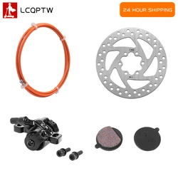 Hydraulic Disc Brake for Ninebot F20 F30 F40 Electric Scooter Cable Aluminium Alloy Brake Rear Wheel 140MM Disc Pads Accessories