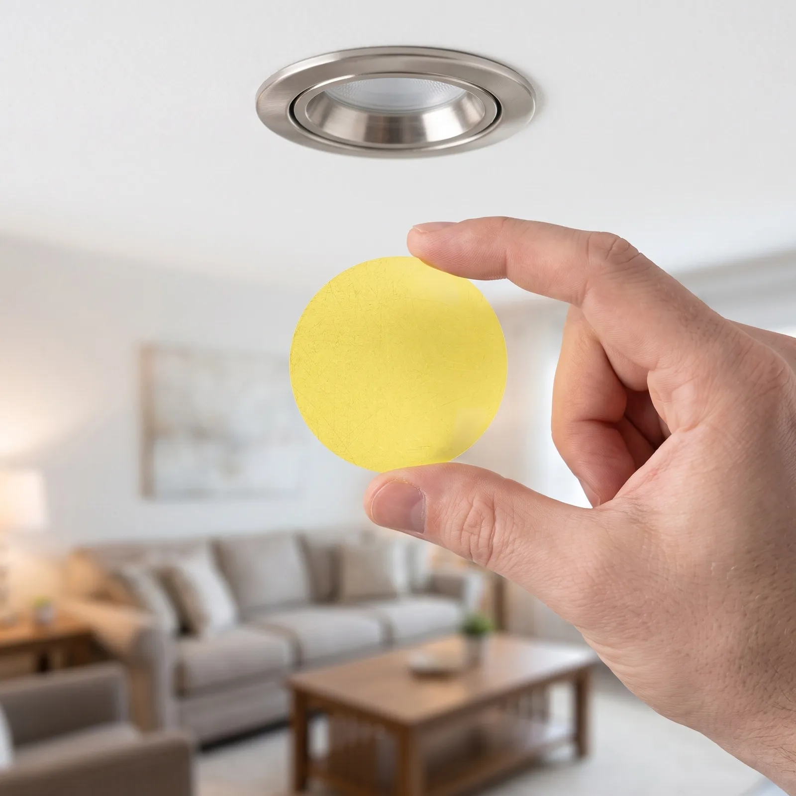 20Pcs Atmosphere Light Replacement Sheets Self Adhesive Warm Light Diffuser Film Color Correction Gel Filter for Pendant Lamp